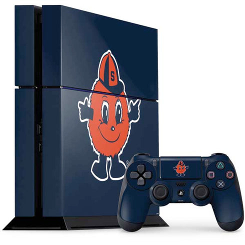 Syracuse Orange Mascot PS4 Console and Controller Bundle Skin
