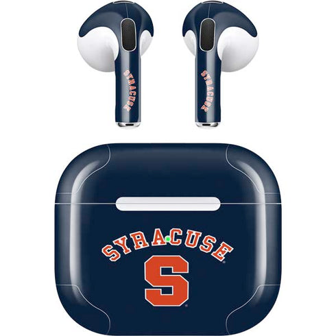 Syracuse S Blue Apple AirPods (3rd Gen 2021) Skin