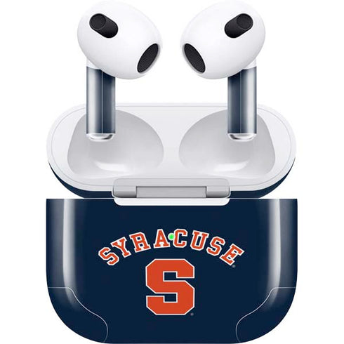 Syracuse S Blue Apple AirPods (3rd Gen 2021) Skin