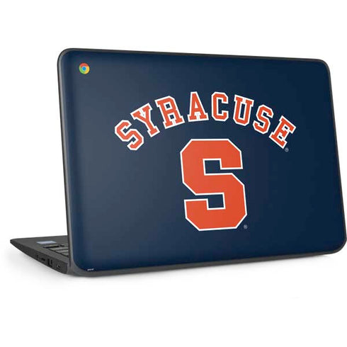 Syracuse University S Blue HP Chromebook Skin