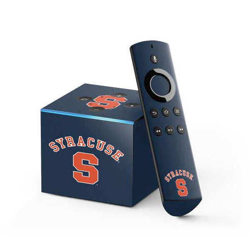 Syracuse S Blue Fire TV Cube Skin