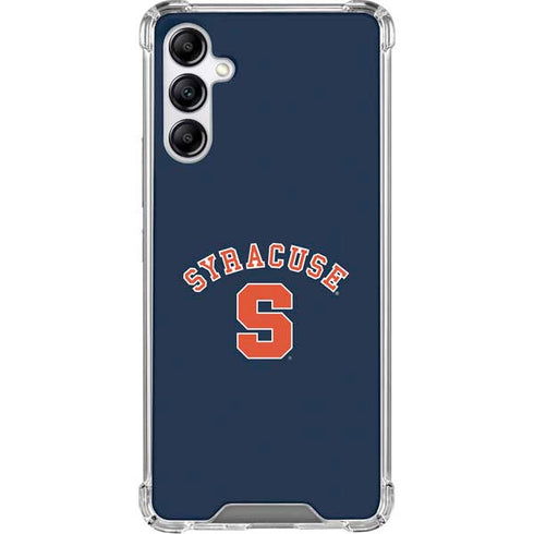 Syracuse University S Blue Galaxy A15 5G Clear Case