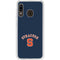 Syracuse S Blue Galaxy A20 Clear Case
