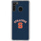 Syracuse S Blue Galaxy A21 Clear Case