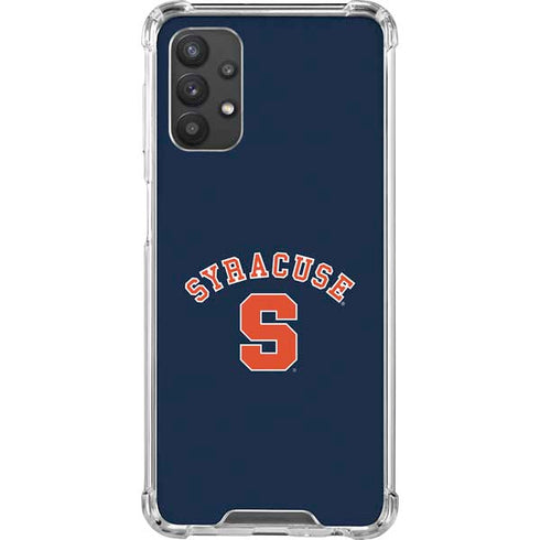 Syracuse S Blue Galaxy A32 5G Clear Case