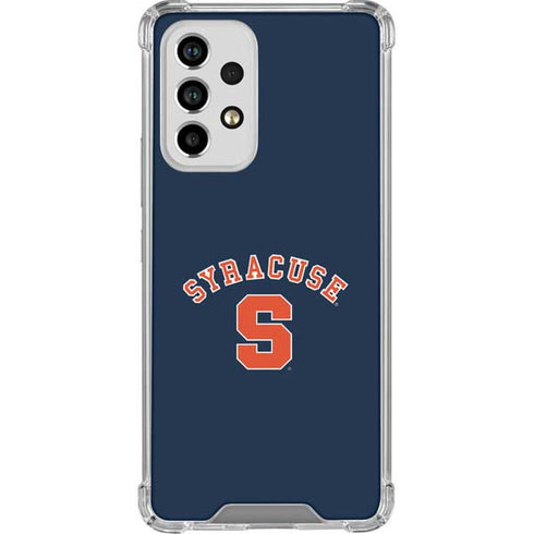 Syracuse S Blue Galaxy A53 5G Clear Case