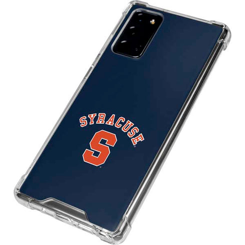 Syracuse S Blue Galaxy Note20 5G Clear Case