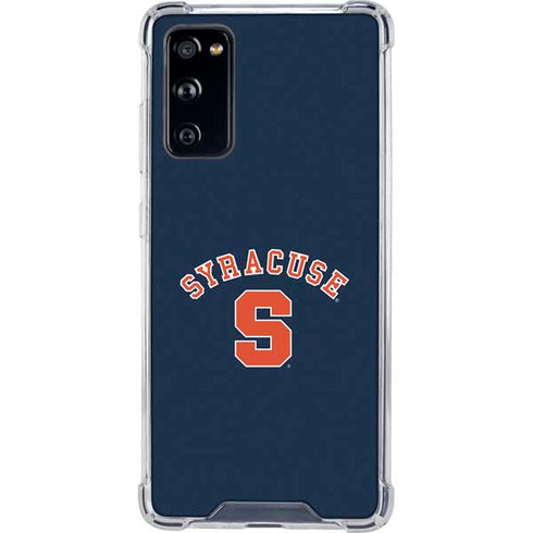 Syracuse S Blue Galaxy S20 FE Clear Case