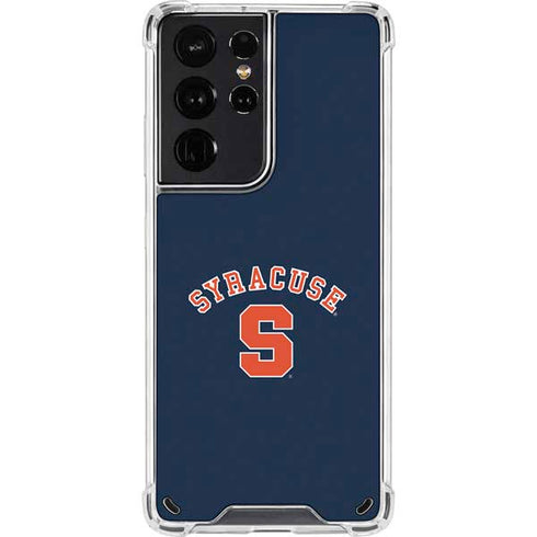 Syracuse S Blue Galaxy S21 Ultra 5G Clear Case