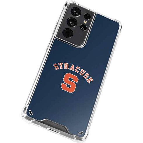 Syracuse S Blue Galaxy S21 Ultra 5G Clear Case