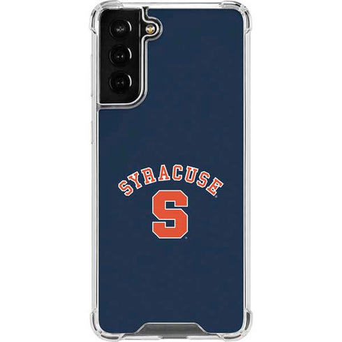 Syracuse S Blue Galaxy S22 Plus Clear Case