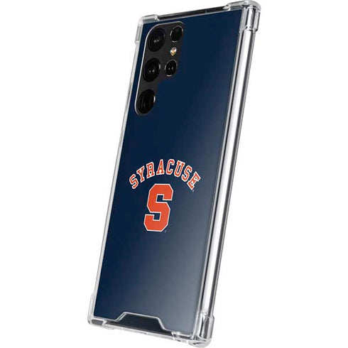 Syracuse S Blue Galaxy S22 Ultra Clear Case