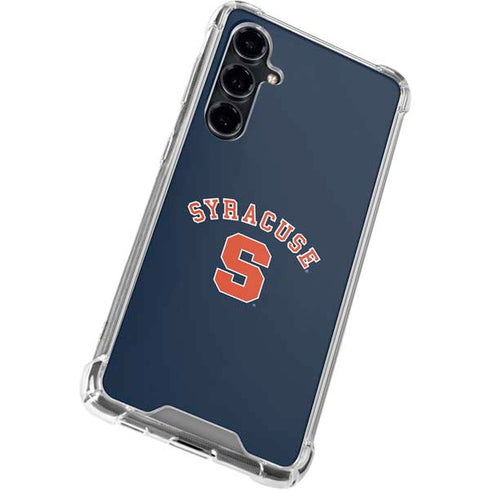 Syracuse University S Blue Galaxy S23 FE Clear Case