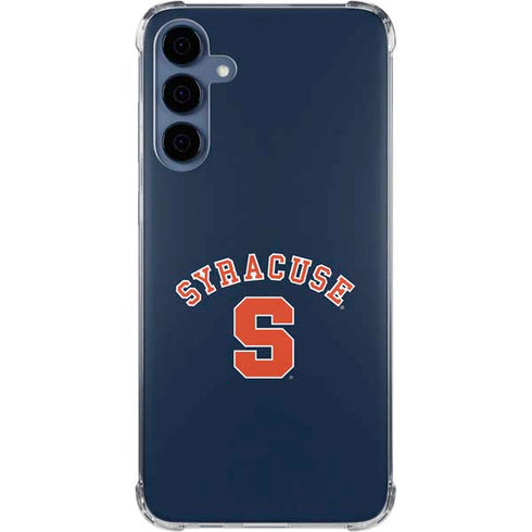 Syracuse University S Blue Galaxy S24 Clear Case