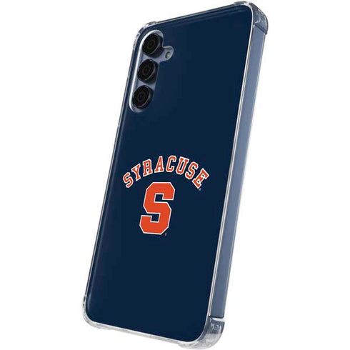 Syracuse University S Blue Galaxy S24 Clear Case