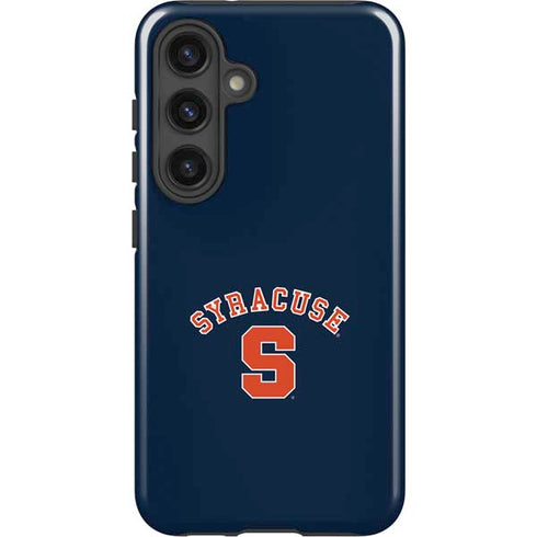 Syracuse University S Blue Galaxy S24 Plus Impact Case