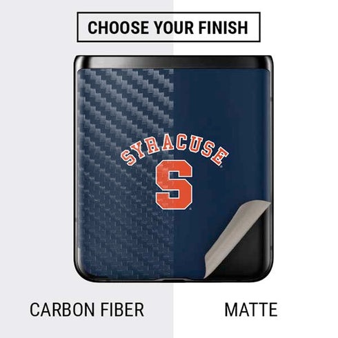 Syracuse S Blue Galaxy Z Flip Skin