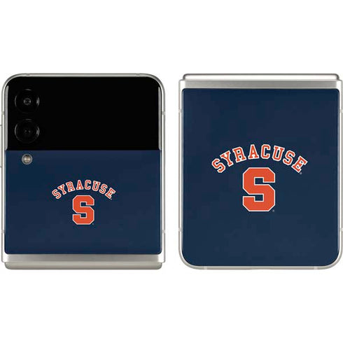 Syracuse S Blue Galaxy Z Flip3 5G Skin