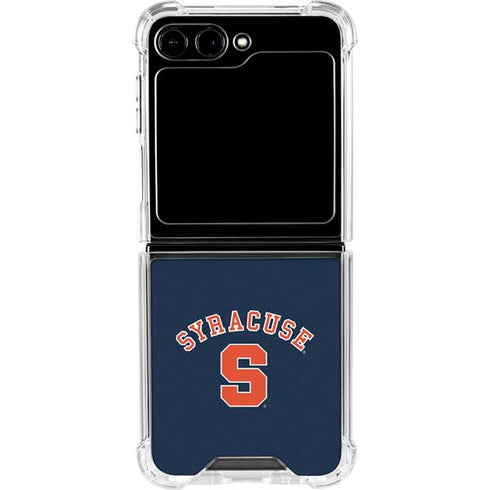 Syracuse University S Blue Galaxy Z Flip5 5G Clear Case