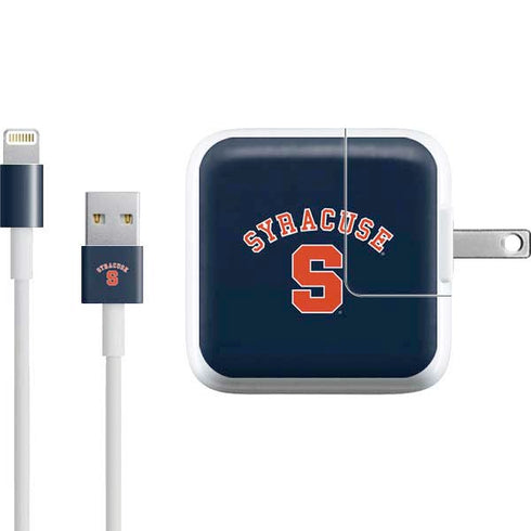 Syracuse S Blue iPad Charger (10W USB) Skin