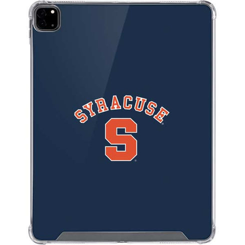 Syracuse S Blue iPad Pro 12.9in (2020) Clear Case