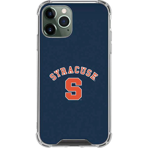 Syracuse S Blue iPhone 12 Pro Max Clear Case