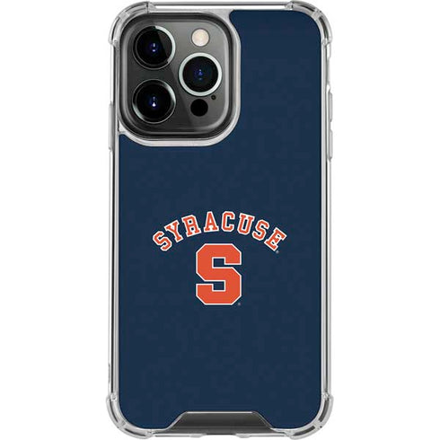 Syracuse S Blue iPhone 13 Pro Clear Case