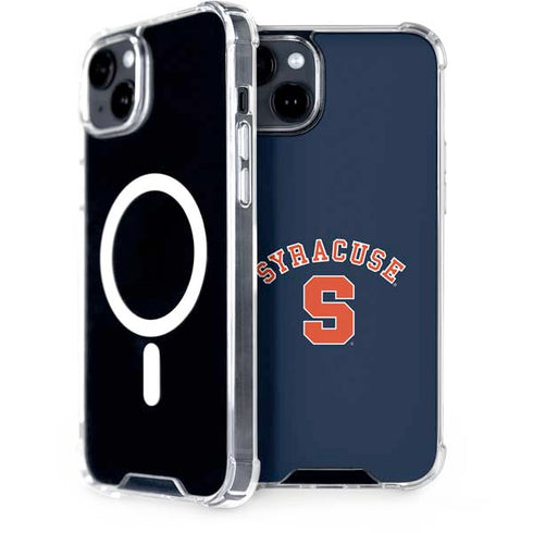 Syracuse University S Blue iPhone 15 Plus MagSafe Case