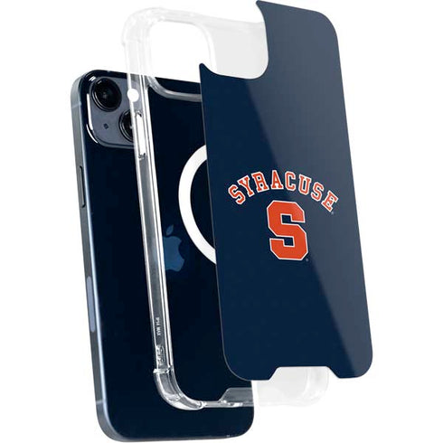 Syracuse University S Blue iPhone 15 Plus MagSafe Case