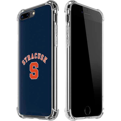 Syracuse University S Blue iPhone 7/8 Plus Clear Case