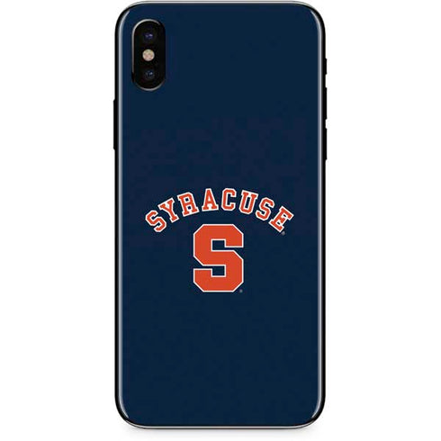 Syracuse S Blue iPhone X Skin