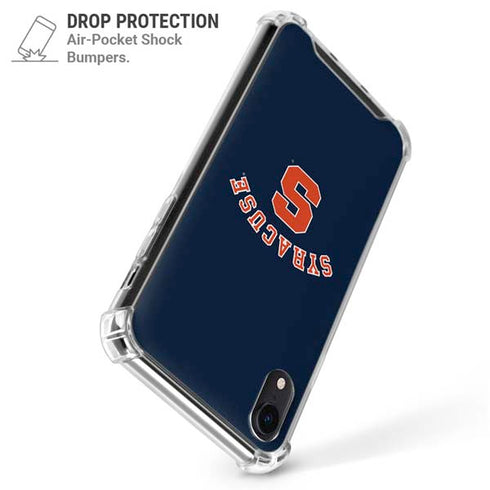 Syracuse University S Blue iPhone XR Clear Case