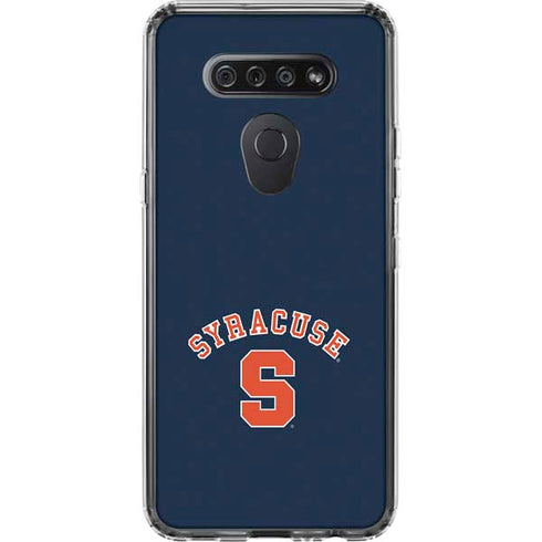 Syracuse University S Blue LG K51/Q51 Clear Case