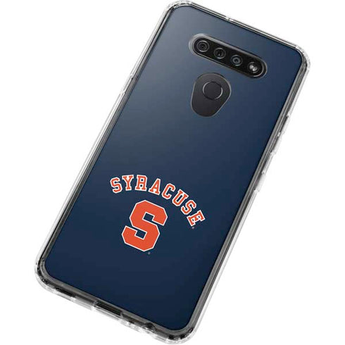 Syracuse University S Blue LG K51/Q51 Clear Case
