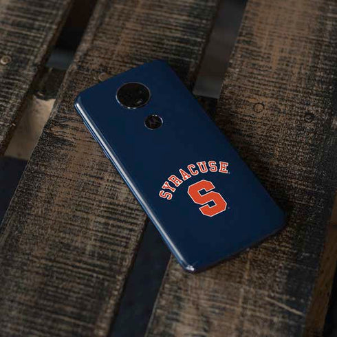 Syracuse S Blue Moto E5 Plus Skin