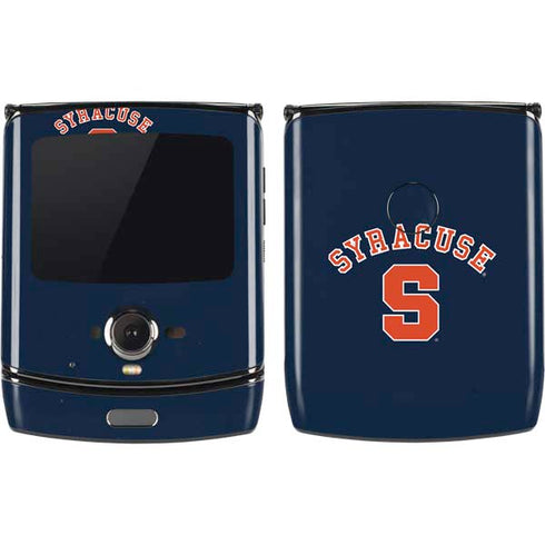 Syracuse S Blue Motorola RAZR Skin