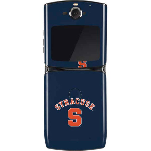Syracuse S Blue Motorola RAZR Skin