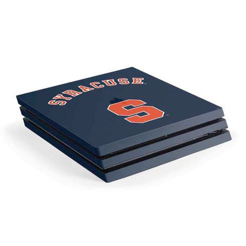Syracuse S Blue PS4 Pro Console Skin