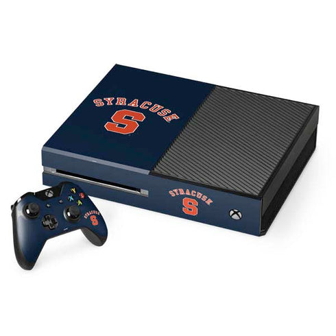 Syracuse S Blue Xbox One Console and Controller Bundle Skin
