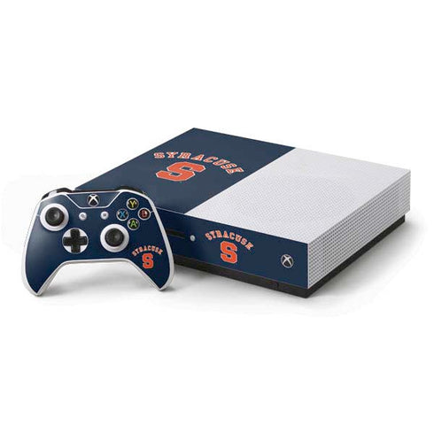 Syracuse S Blue Xbox One S Console and Controller Bundle Skin