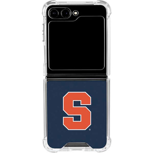 Syracuse University S Logo Galaxy Z Flip5 5G Clear Case