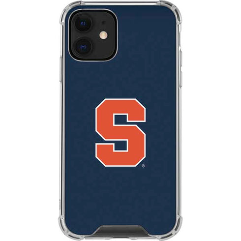 Syracuse S iPhone 12 Clear Case