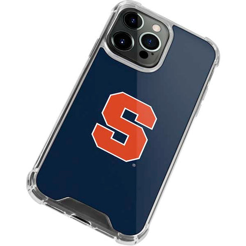 Syracuse University S Logo iPhone 15 Pro Max Clear Case