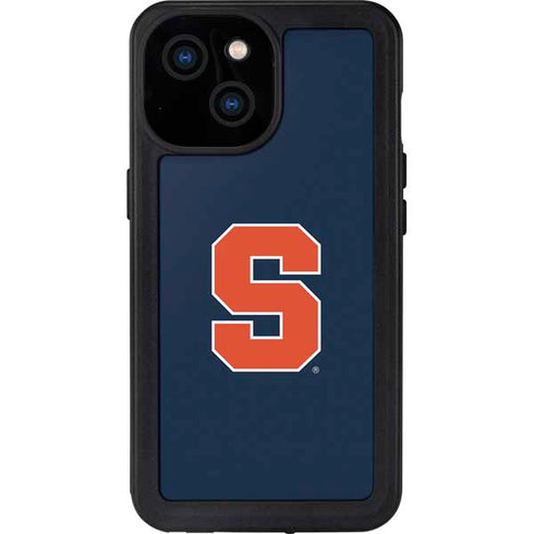 Syracuse University S Logo iPhone 15 Waterproof Case