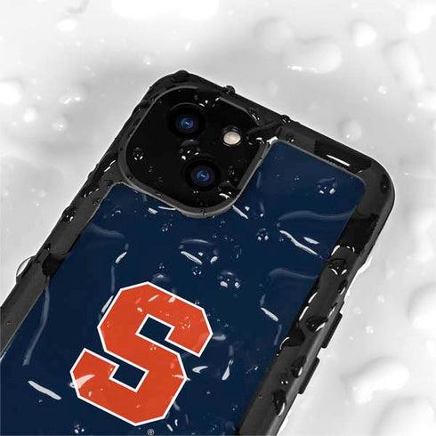 Syracuse University S Logo iPhone 15 Waterproof Case