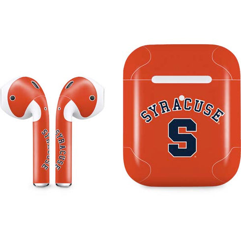 Syracuse S Orange Apple AirPods 2 Skin