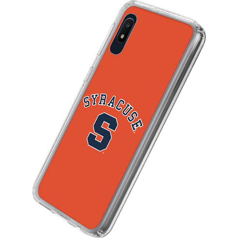 Syracuse S Orange Galaxy A10e Clear Case