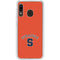 Syracuse S Orange Galaxy A20 Clear Case