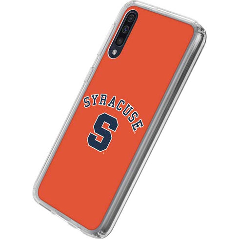 Syracuse S Orange Galaxy A50 Clear Case
