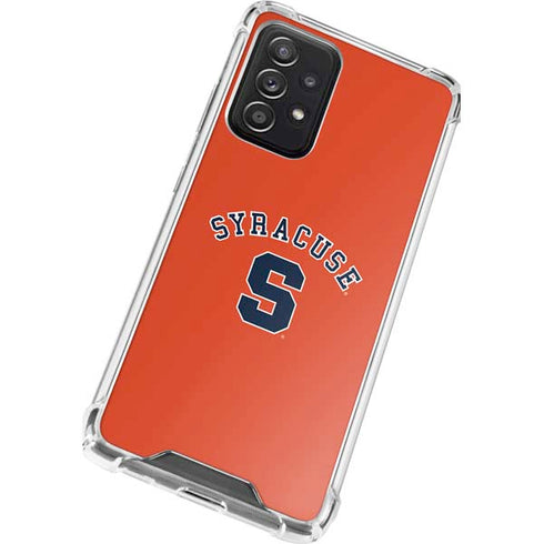 Syracuse S Orange Galaxy A52 5G Clear Case
